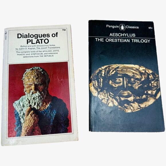🔥 Vintage Greek Philosophy Tragedy Paperback Books Bundle - Picture 1 of 8